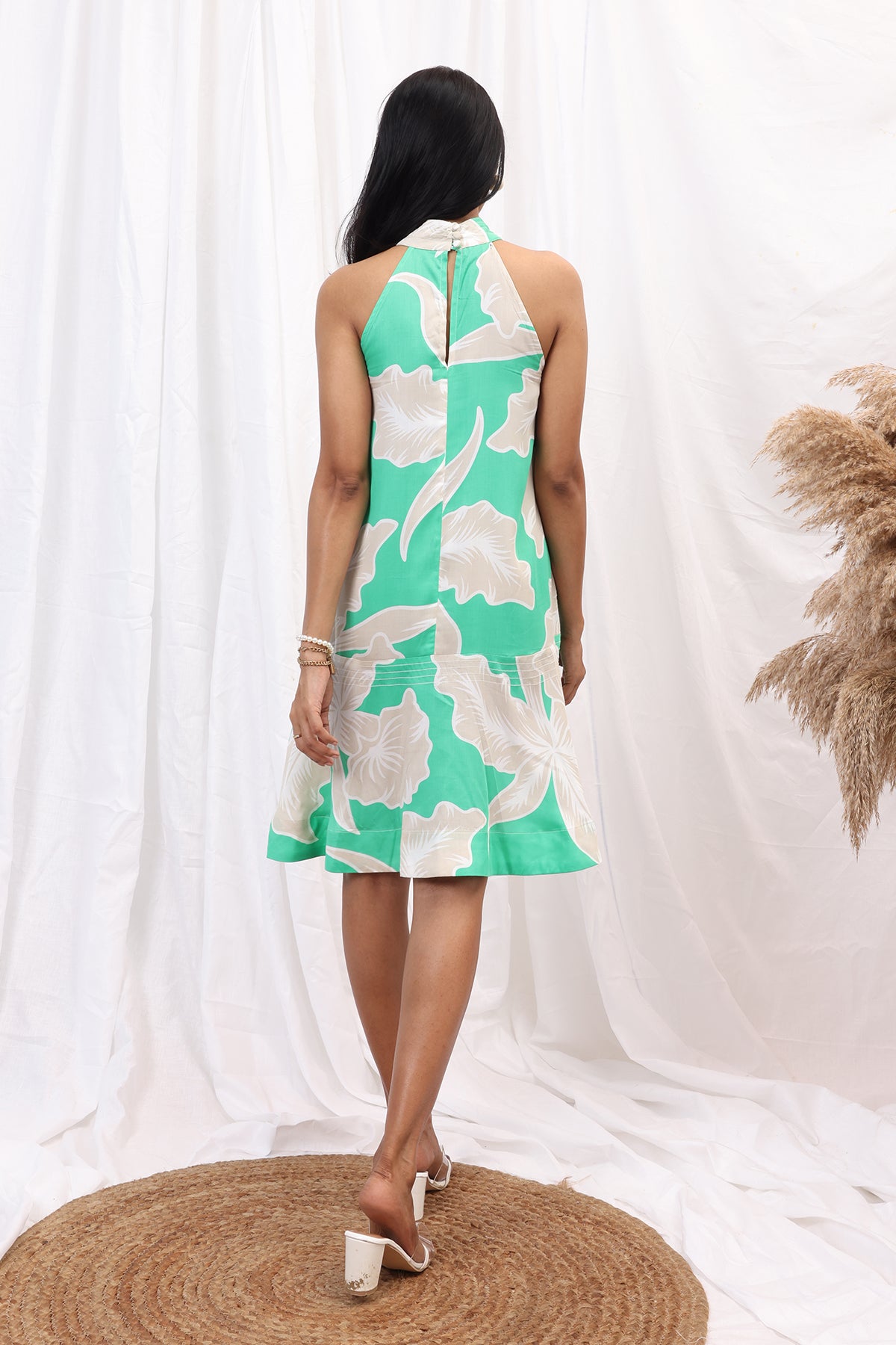 Eva Dress ~ Caribbean Green