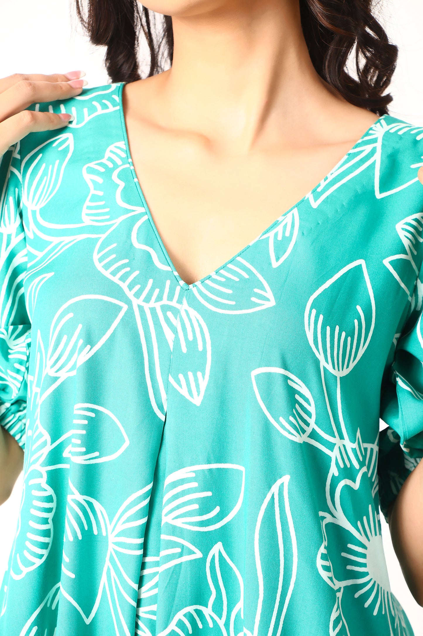 Savana Dress - Deep Sea Green