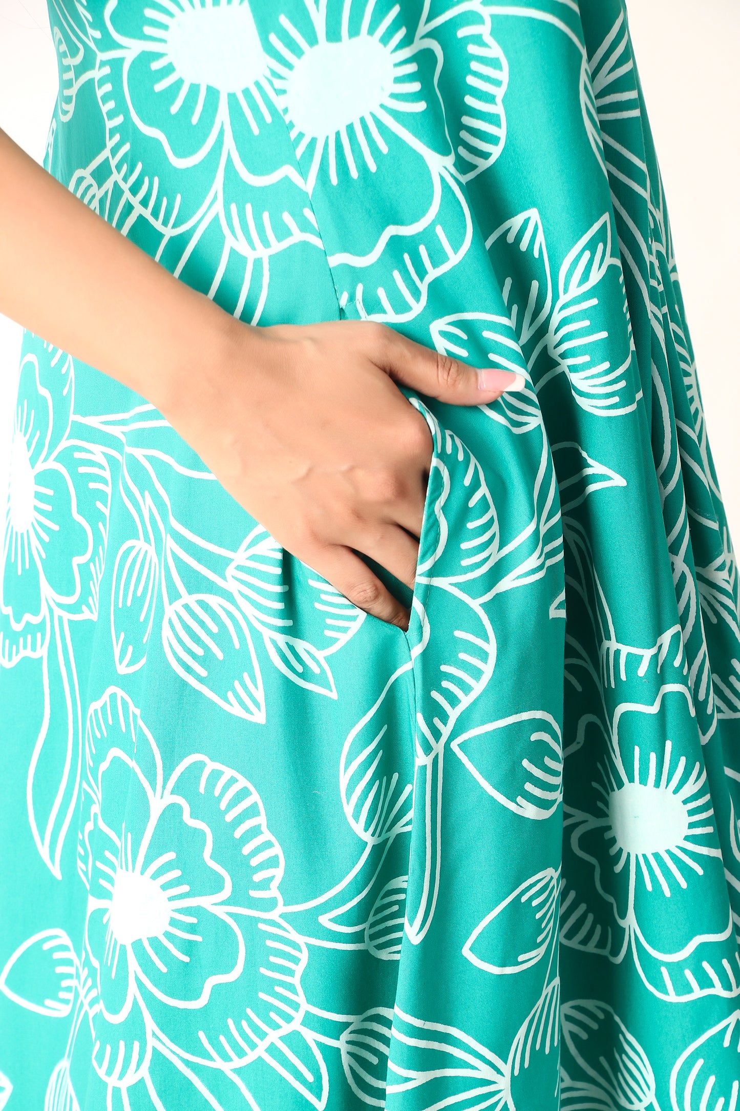 Savana Dress - Deep Sea Green