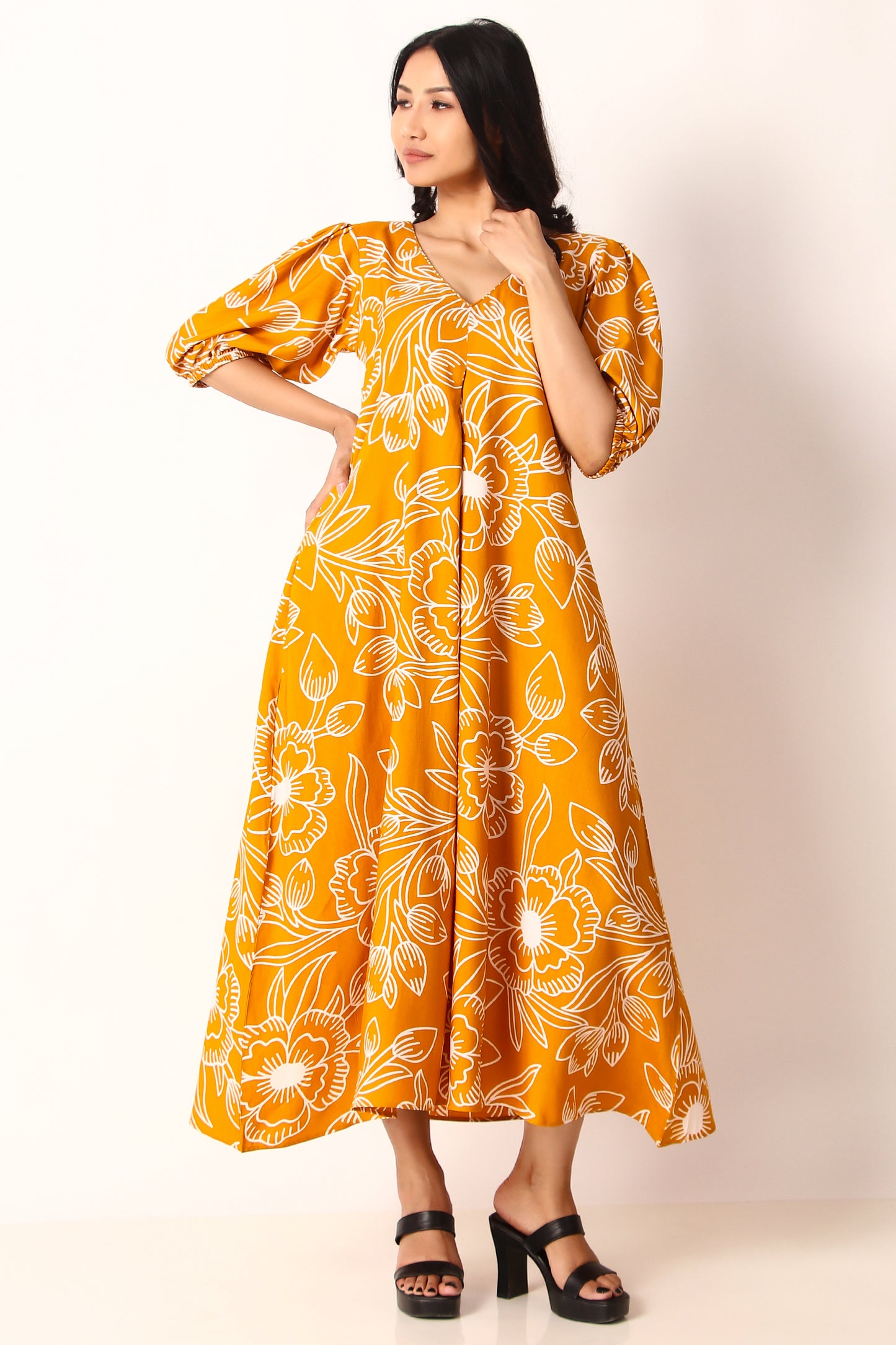 Savana Dress - Pumpkin Skin