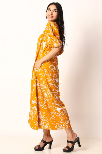 Savana Dress - Pumpkin Skin