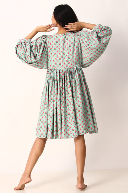 Alina  Dress - Summer Green