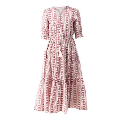 Amala Dress - Pink Flare