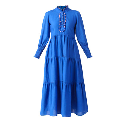 Poet Dress - Regal Blue