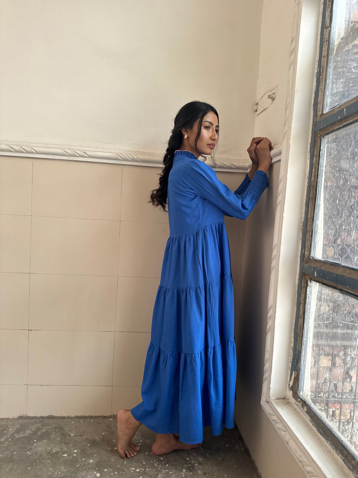 Poet Dress - Regal Blue