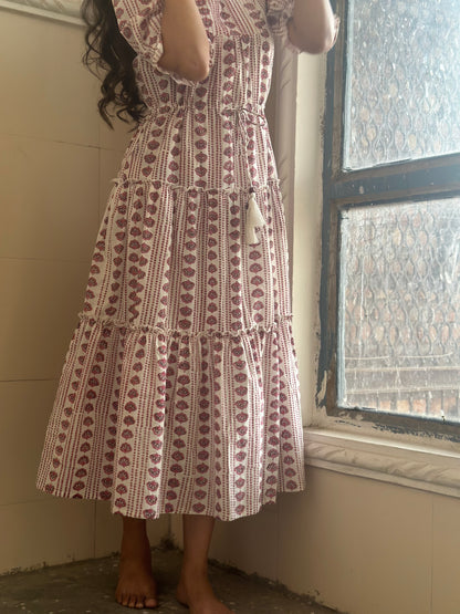 Amala Dress - Pink Flare