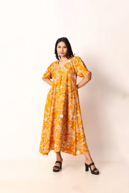 Savana Dress - Pumpkin Skin