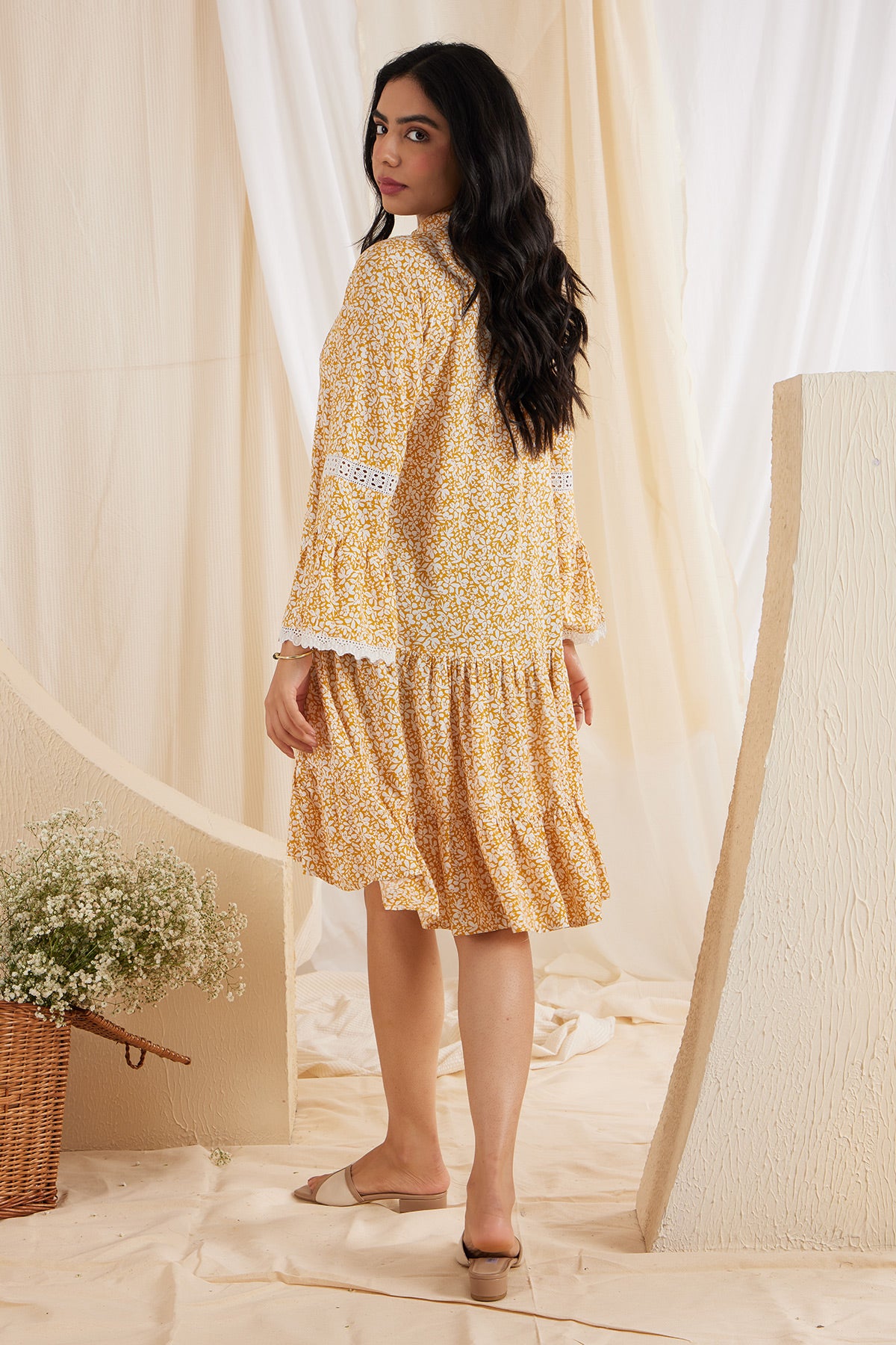 Avya Dress ~ Sunset Yellow