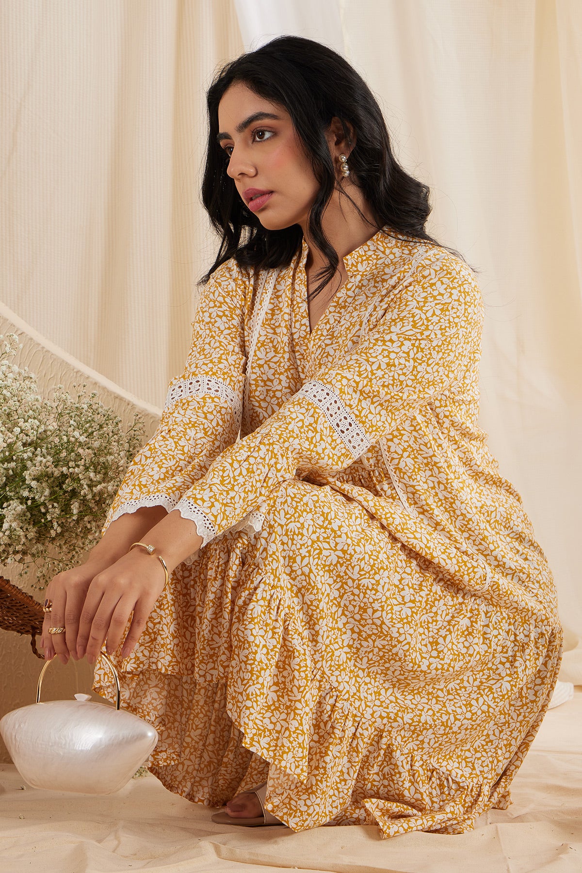 Avya Dress ~ Sunset Yellow