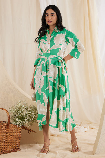 Emma Dress~ Caribbean Green